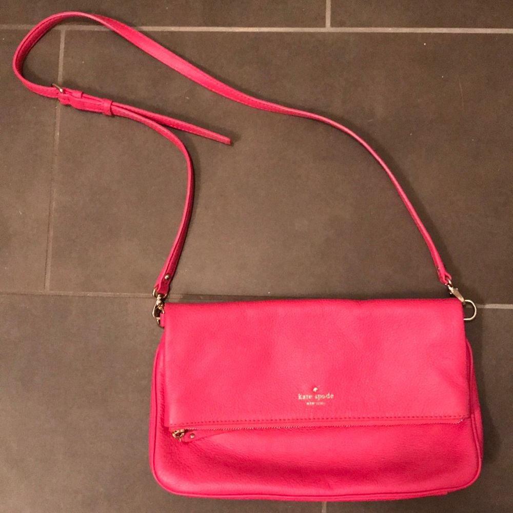 💕Bright pink Kate Spade crossbody bag 💕
